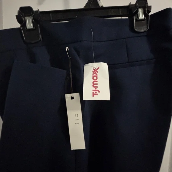 Women’s Dark Blue Business Casual Pants - Picture 2 of 4